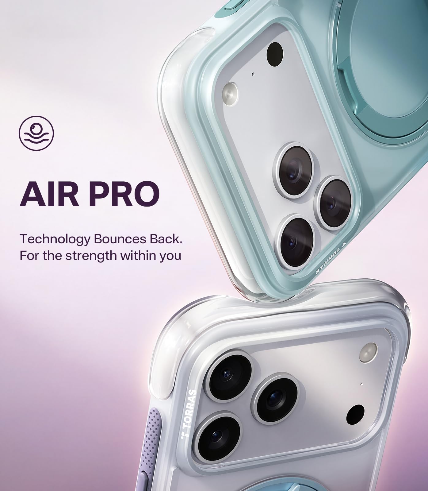 Amazon.com: TORRAS O3 Air for iPhone 17 Pro Max Case with 360